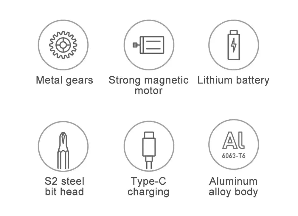 Xiaomi Mijia Electric Precision Screwdriver Magnetic Kit with 24 PCS