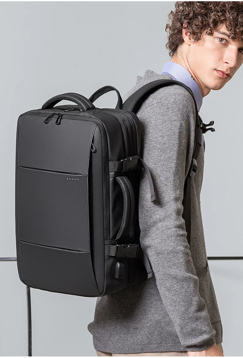 Backpack USB Bag Large Capacity 17.3 Laptop Waterproof