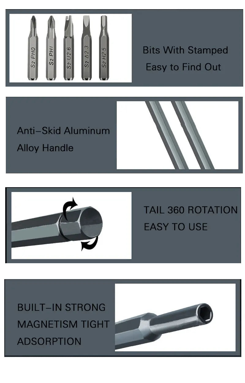 Precision Screwdriver Set Magnetic repair