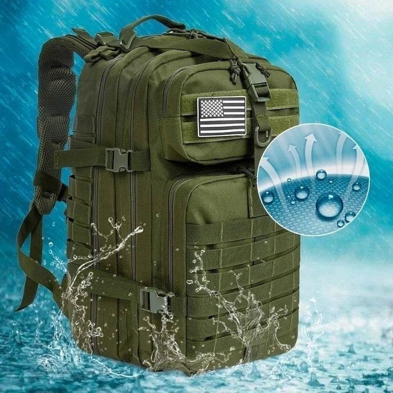 30L/50L 1000D Nylon Waterproof Trekking Fishing Hunting Bag Backpack