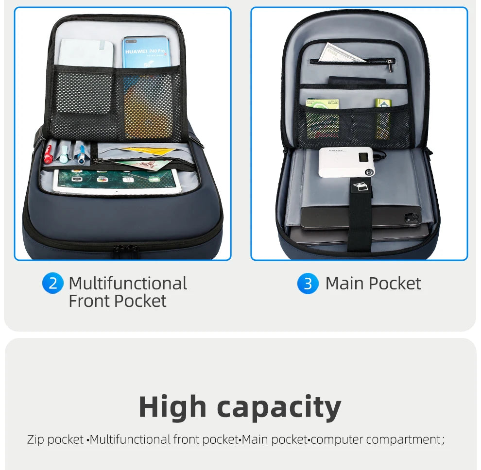 Slim Backpack For Men 15.6 Inch