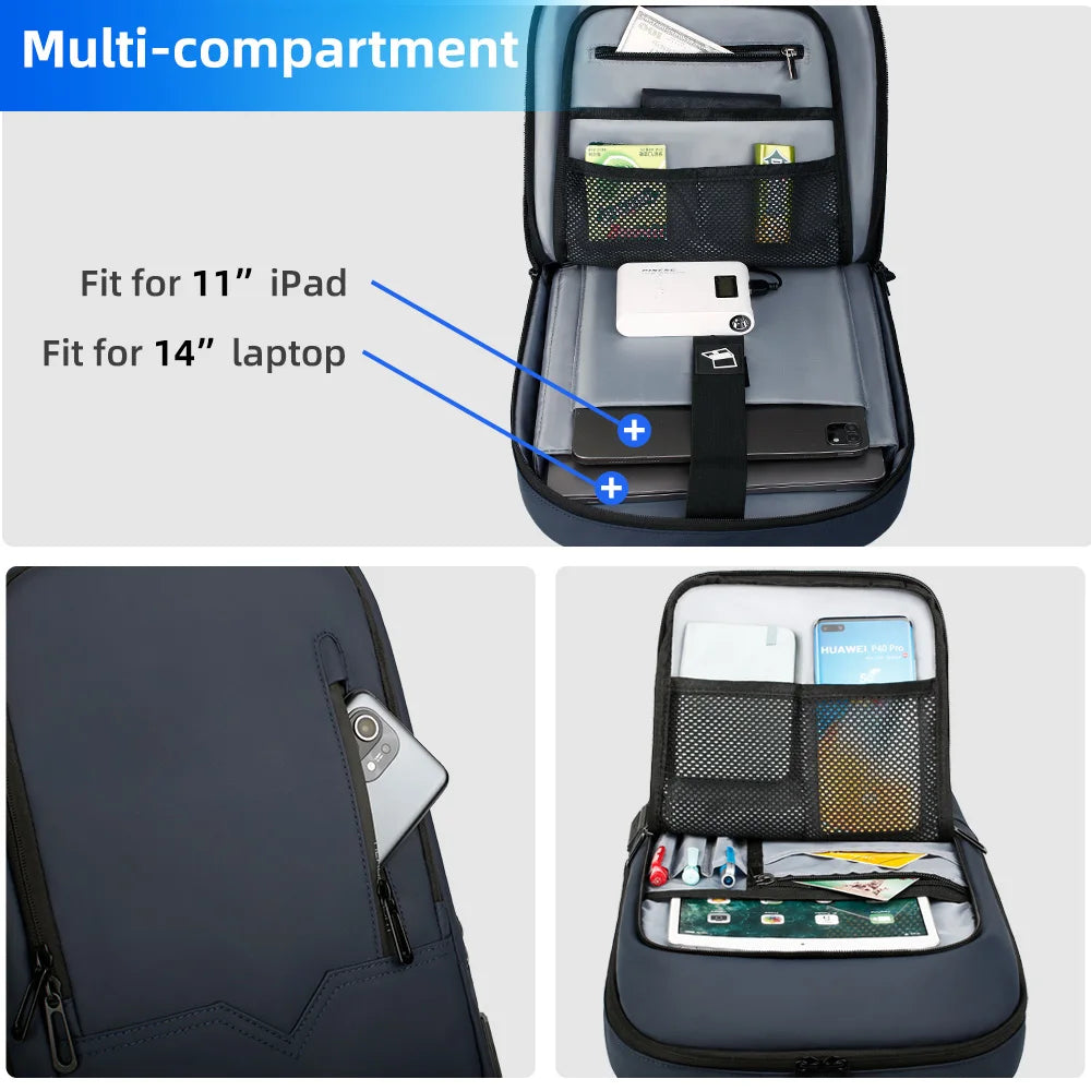Slim Backpack For Men 15.6 Inch
