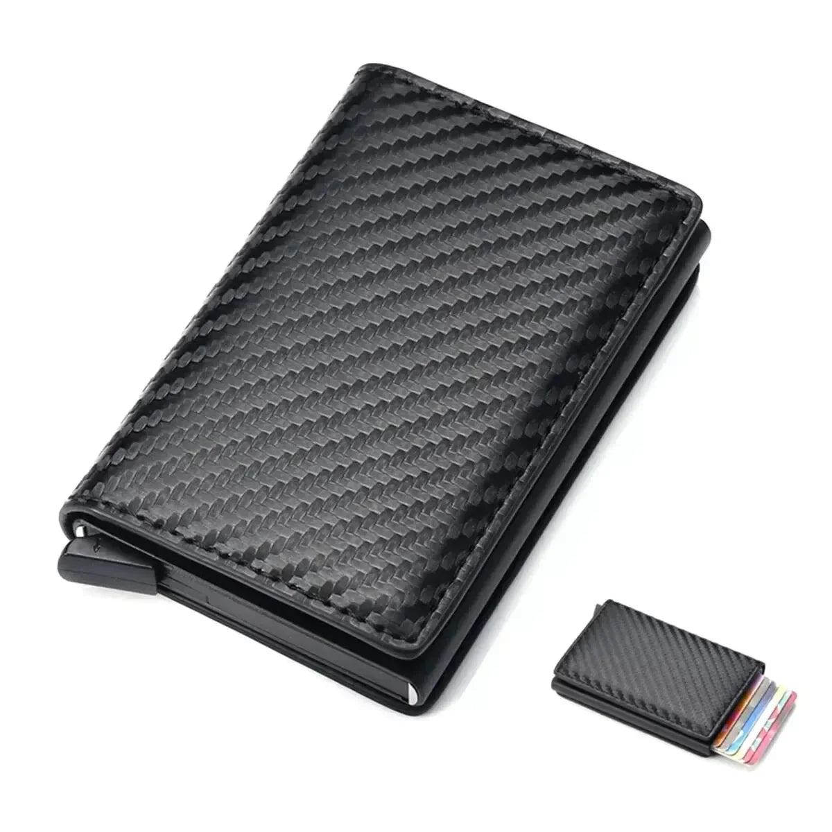 Men Wallet Card Holder Purse Carbon Fiber Men