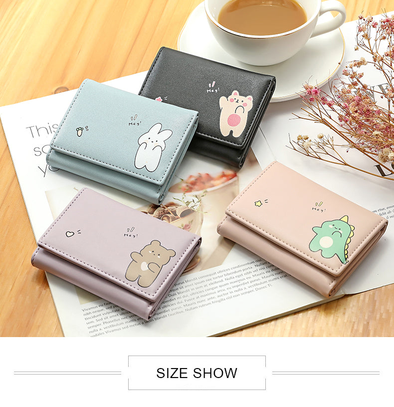 Women Short Cute Small Wallets