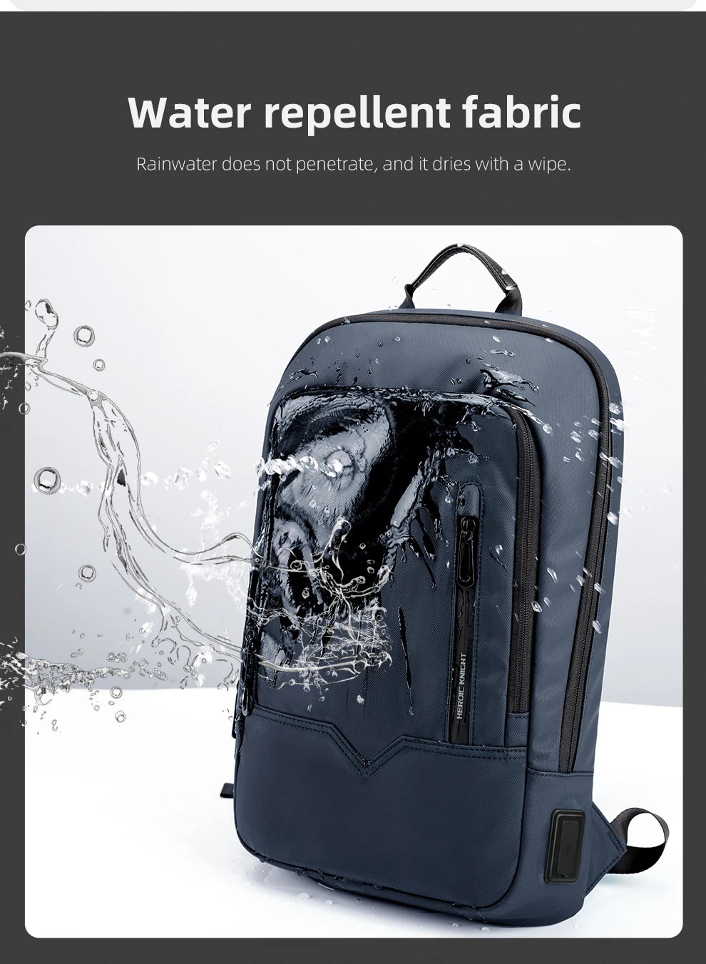 Slim Backpack For Men 15.6 Inch