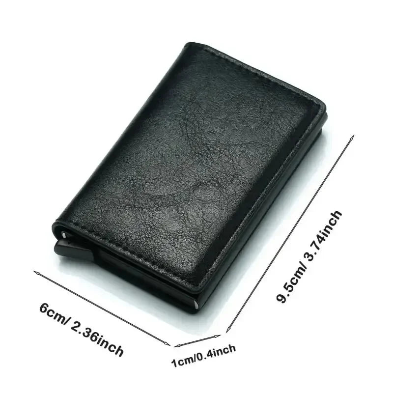 Men Wallet Card Holder Purse Carbon Fiber Men