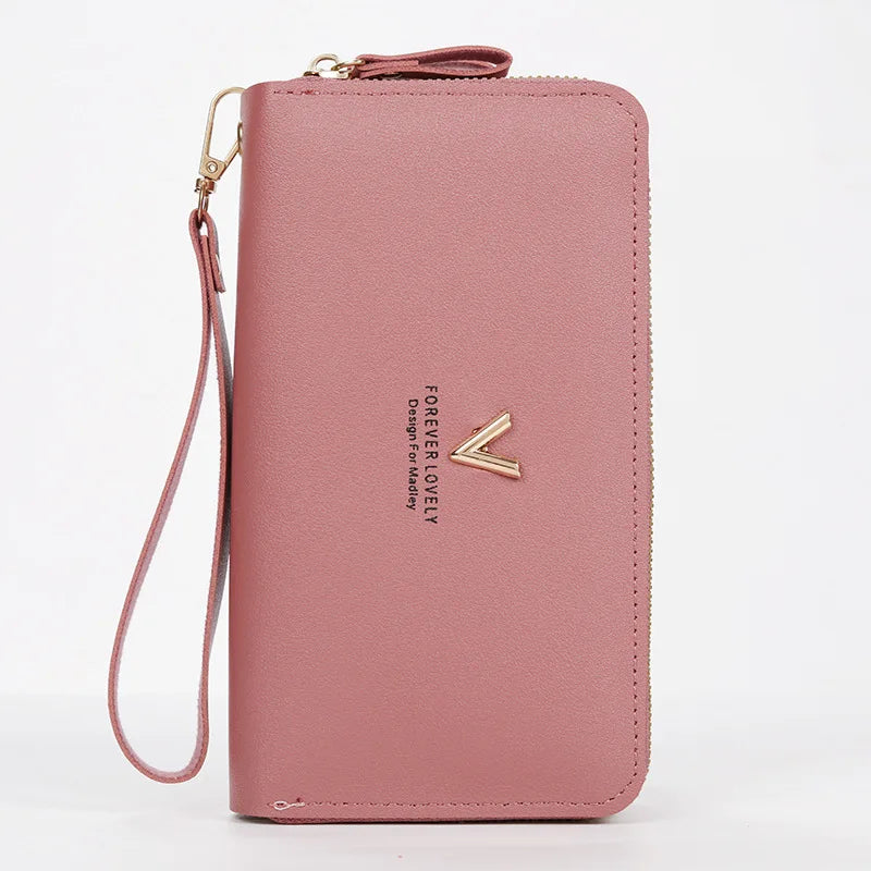 Women Double Zipper Wallets