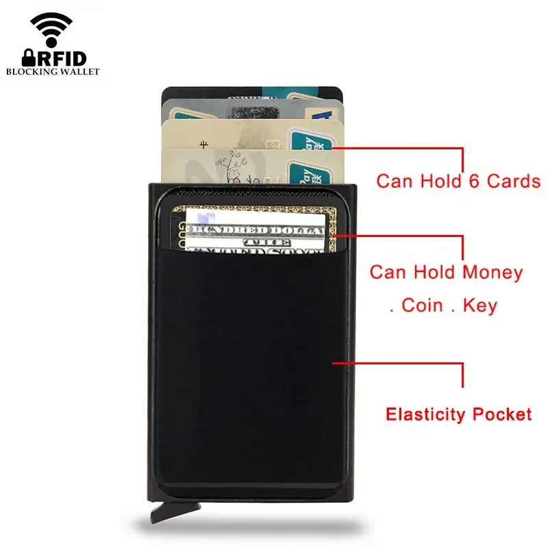 Rfid Smart Credit Card Holder Wallets