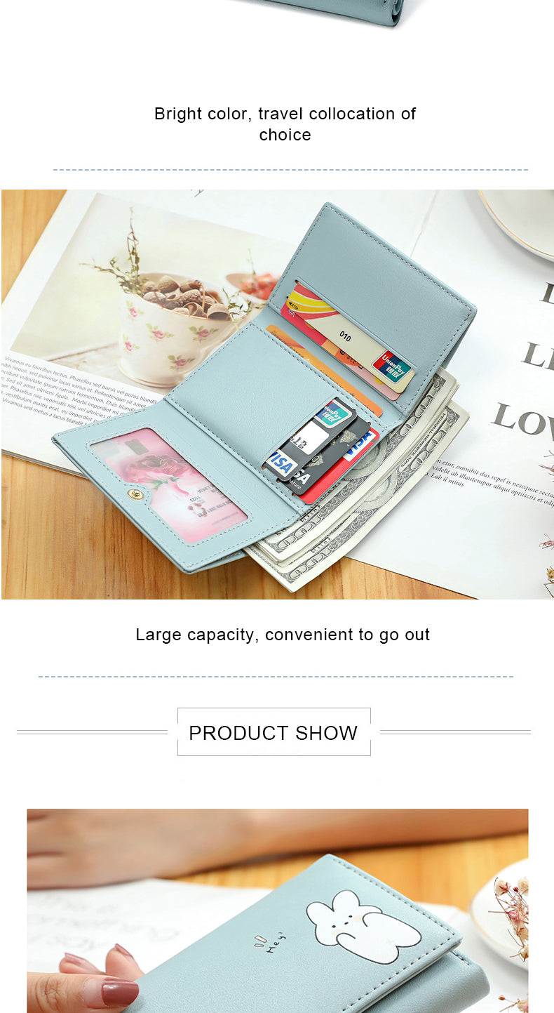 Women Short Cute Small Wallets