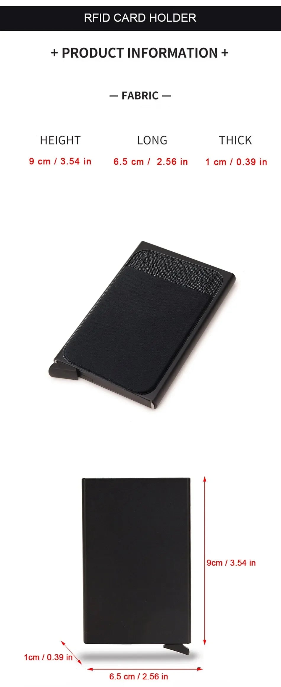 Rfid Smart Credit Card Holder Wallets