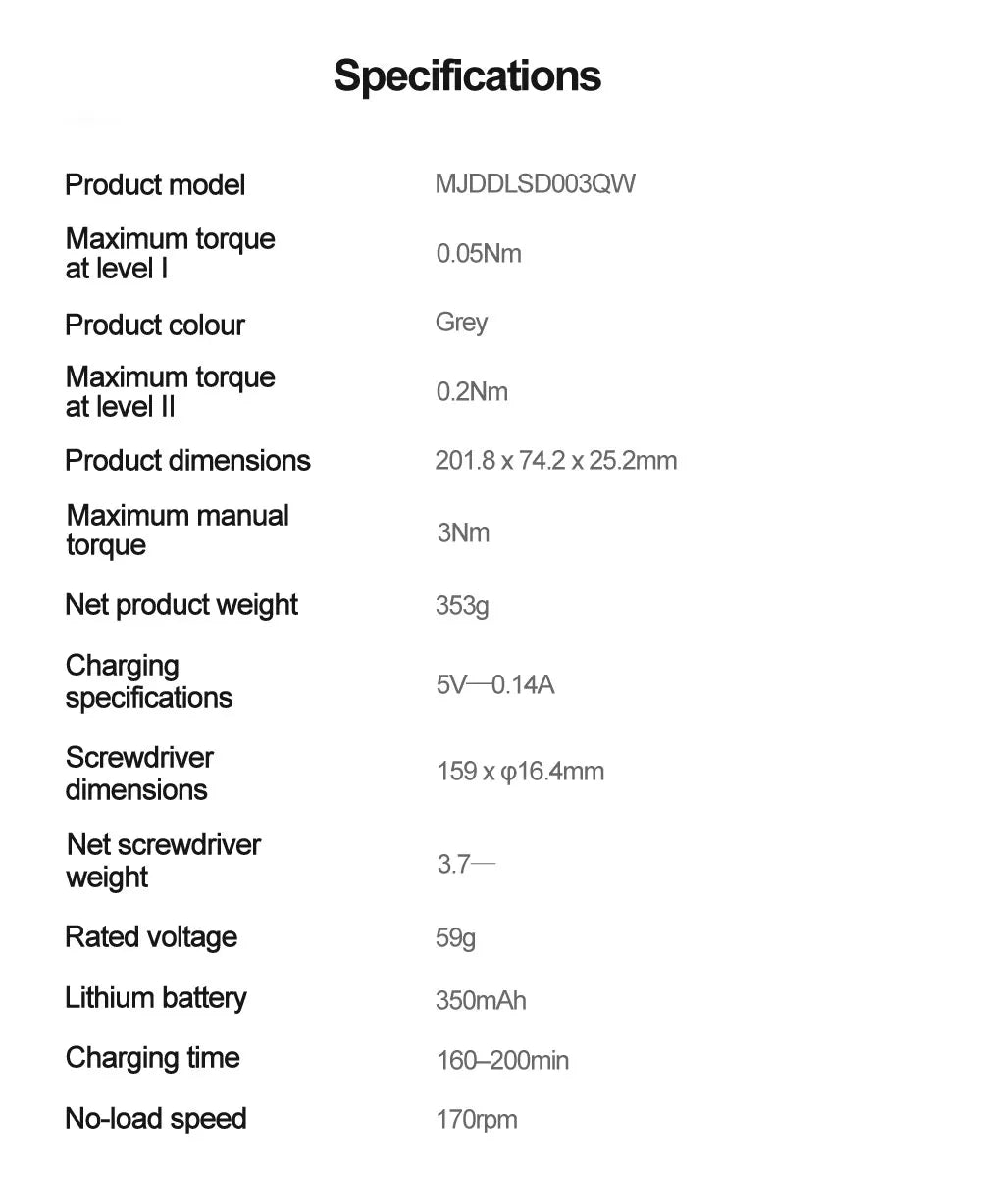 Xiaomi Mijia Electric Precision Screwdriver Magnetic Kit with 24 PCS