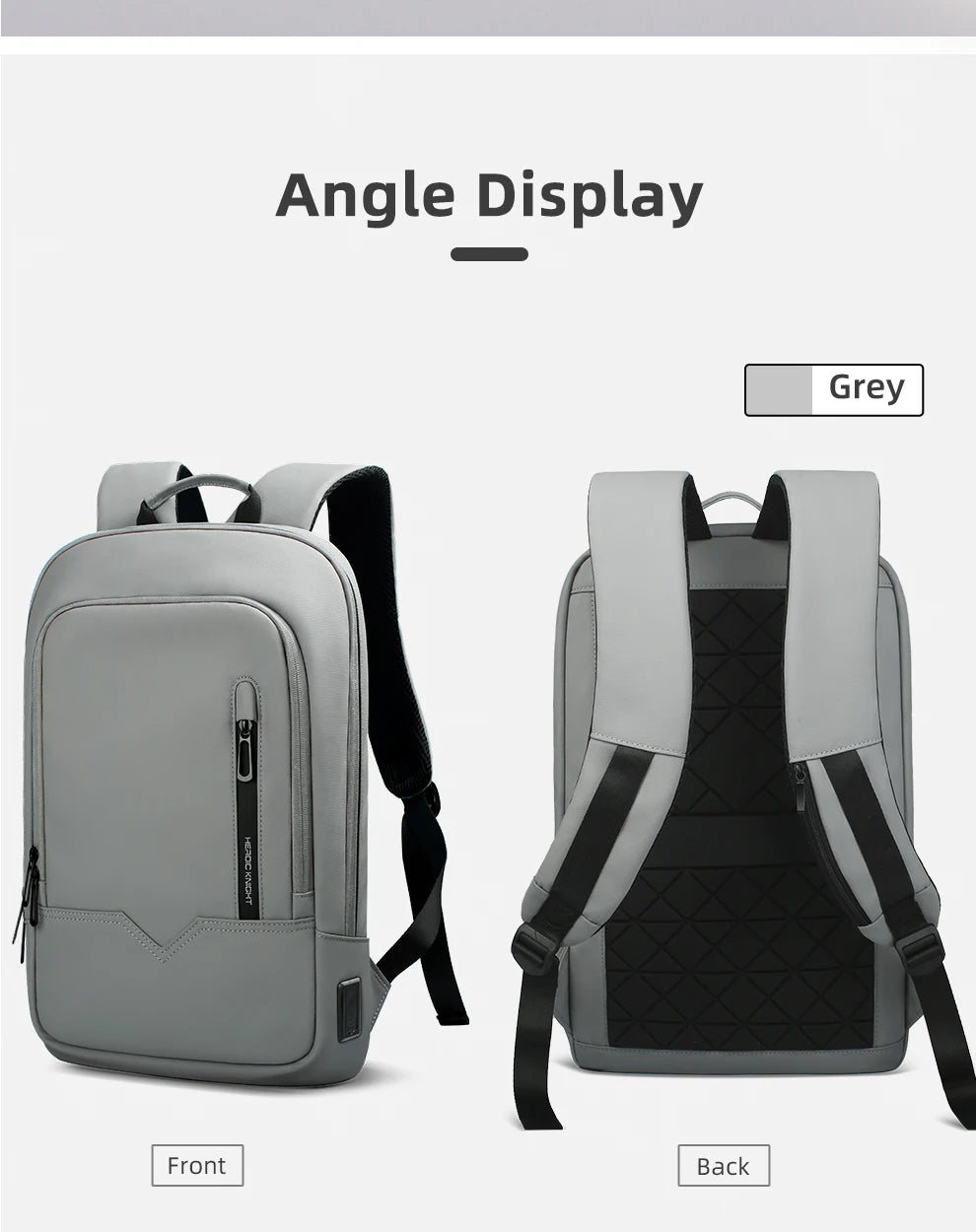 Slim Backpack For Men 15.6 Inch
