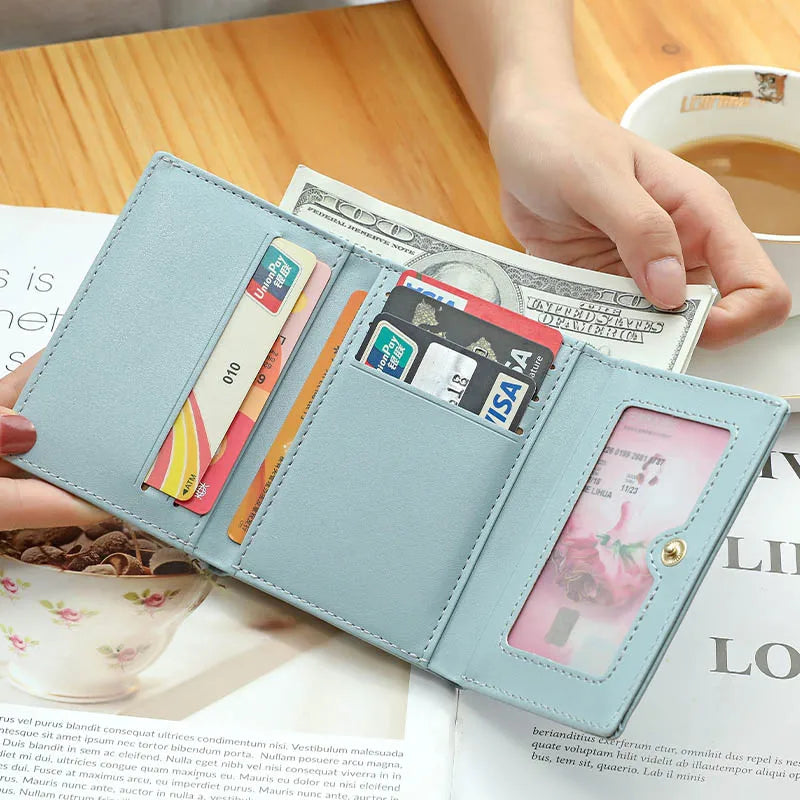 Women Short Cute Small Wallets