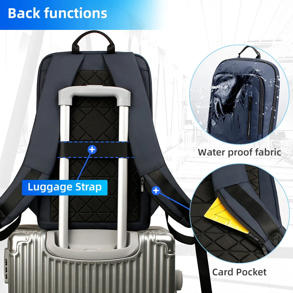 Slim Backpack For Men 15.6 Inch