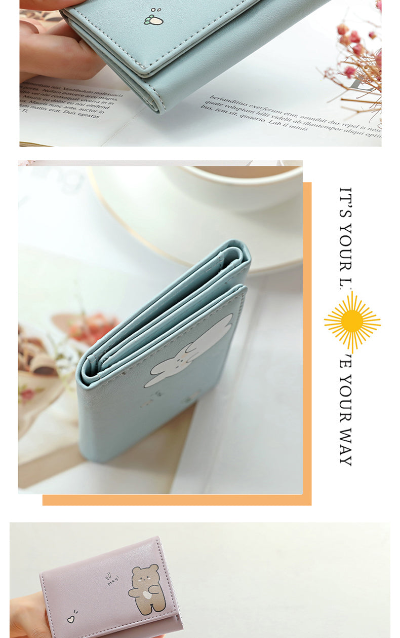 Women Short Cute Small Wallets