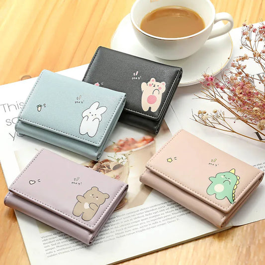 Women Short Cute Small Wallets